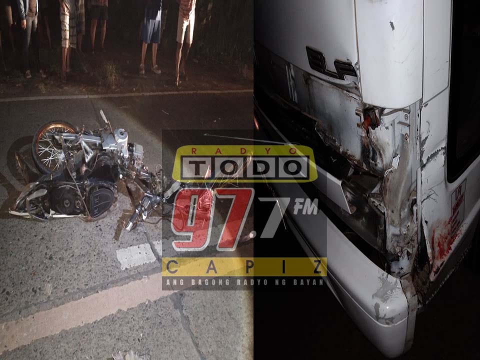 Lalaki Patay Matapos Bumangga Ang Motor Sa Isang Truck Sa Panitan