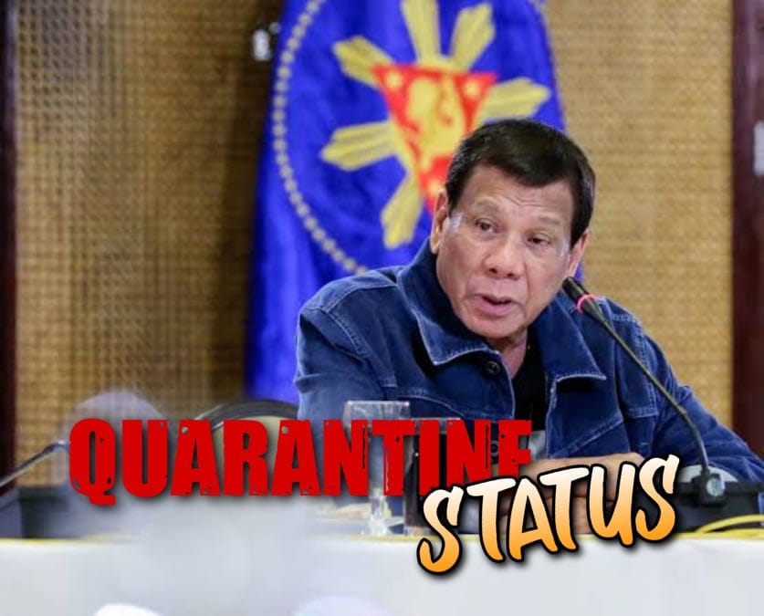 PDU30 MAG-AANUNSYO NG BAGONG QUARANTINE STATUS BUKAS HUNYO 30