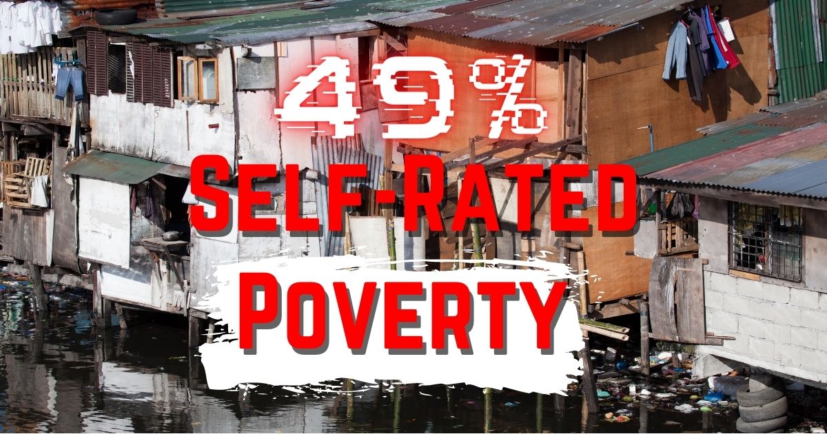 49% Self-Rated Poverty