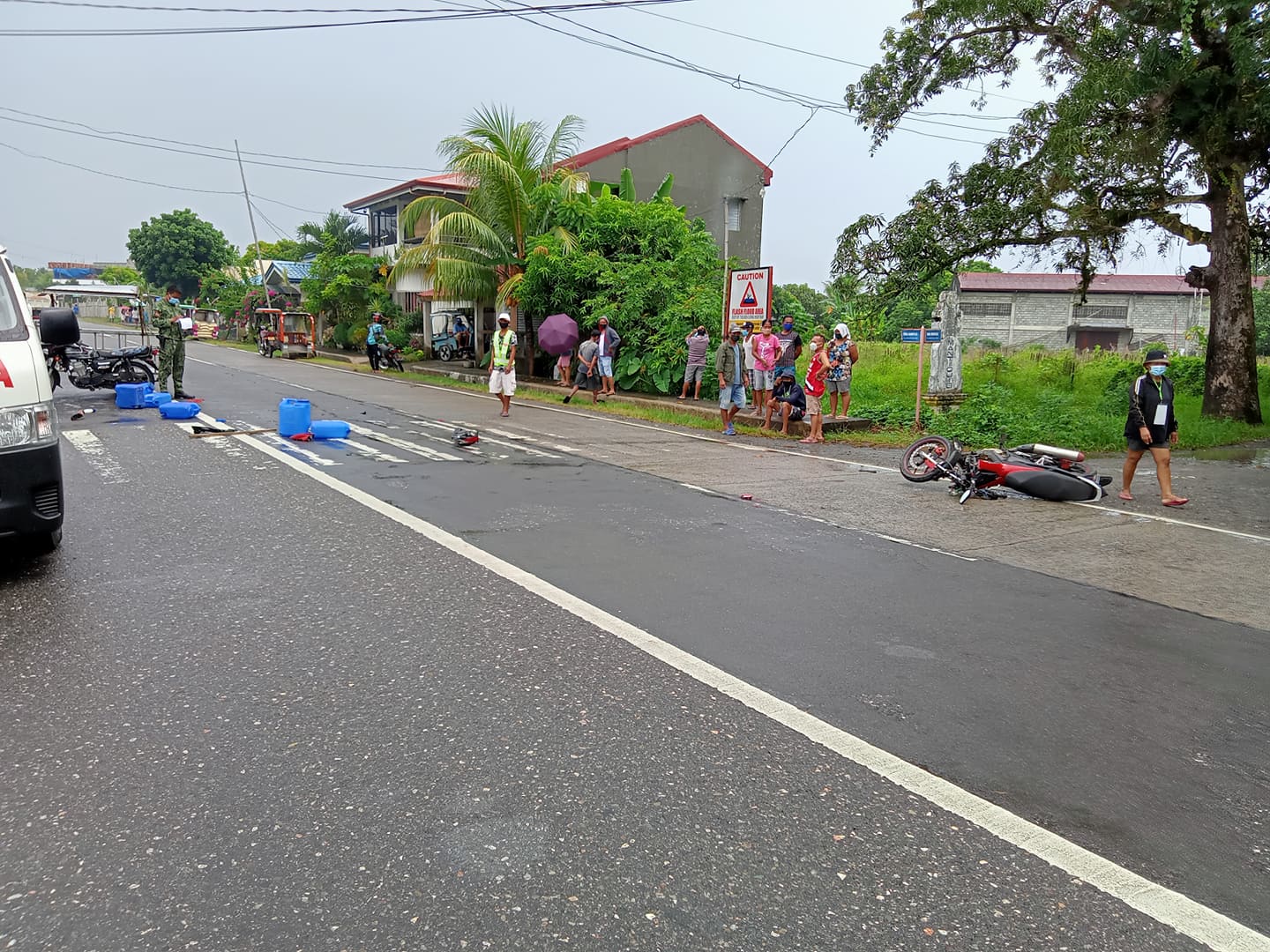 DRIVER NG TOPDOWN NA NABANGGA NG MOTORSIKLO NOONG SABADO, BINAWIAN NG BUHAY