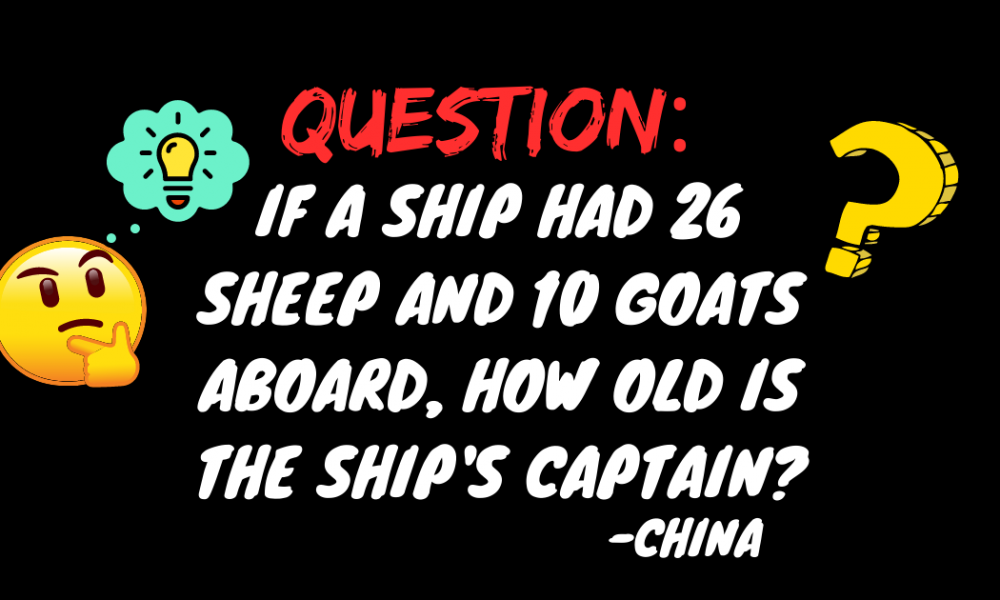 question from china to 5th grader