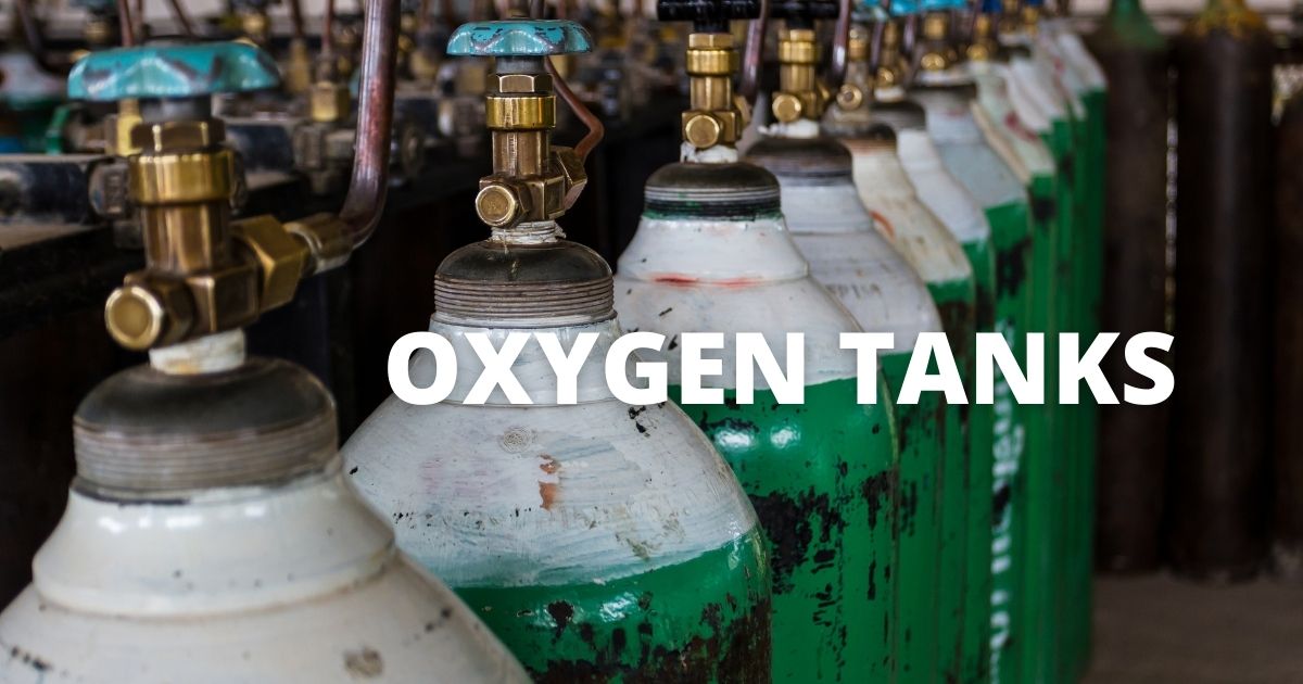 Oxygen tanks hoarding