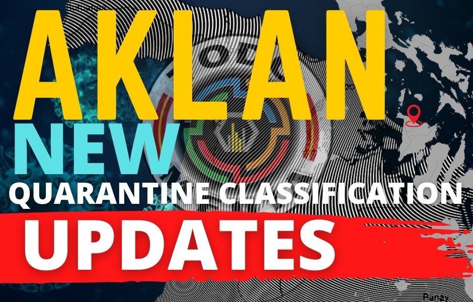 Aklan New Quarantine classification update