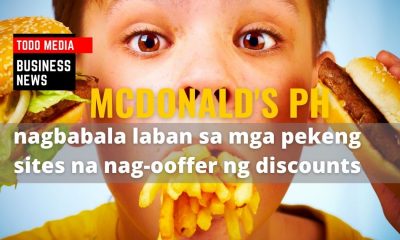 McDonald's PH, nagbabala laban sa mga pekeng sites na nag-ooffer ng discounts