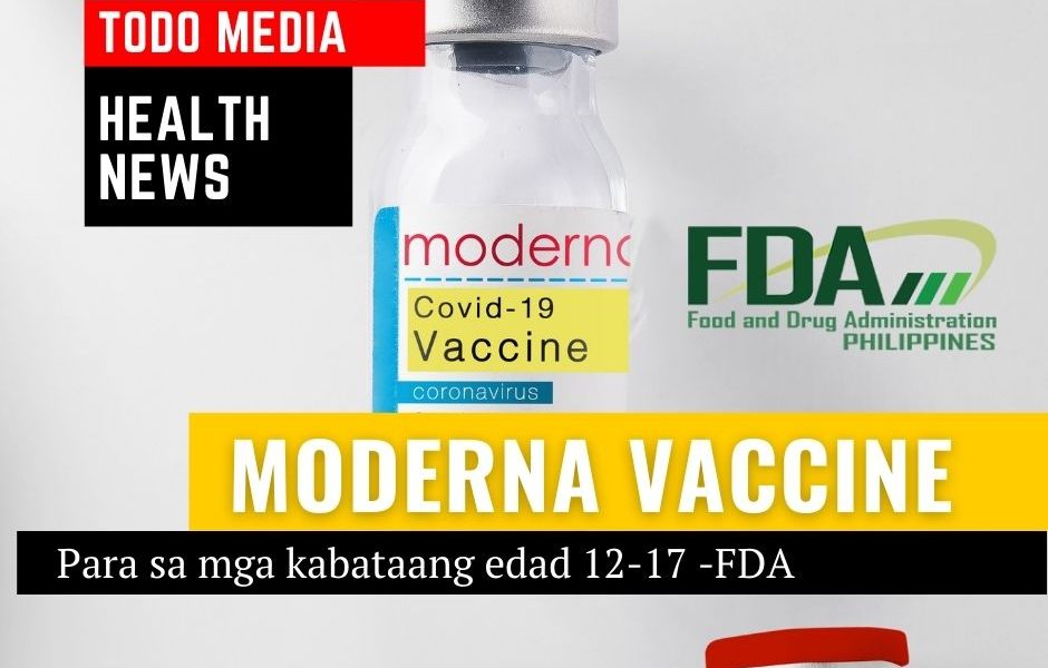 Moderna vaccine for adolescent ages 12-17