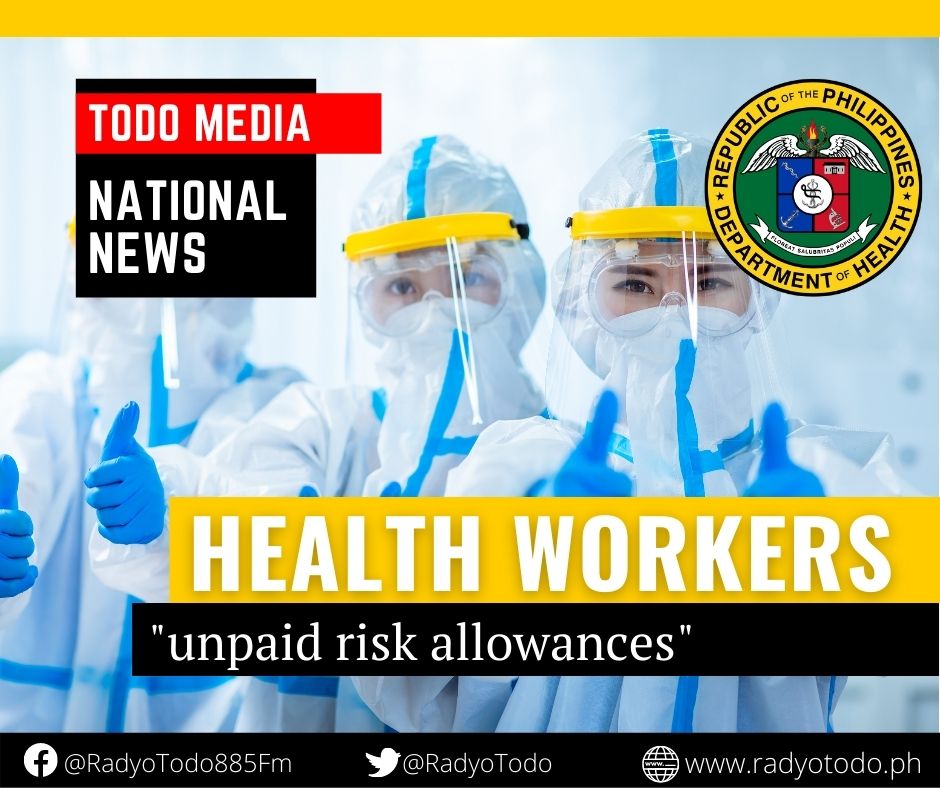 health workers unpaid risk allowances