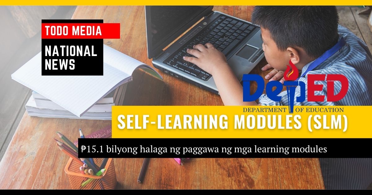 ₱15 bilyong halaga para sa paggawa ng mga learning modules