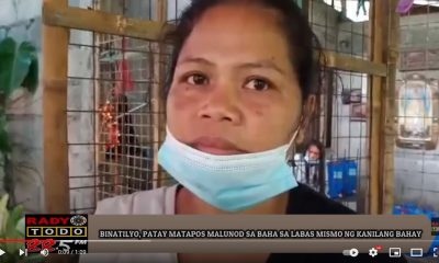 VIDEO REPORT - BINATILYO, PATAY MATAPOS MALUNOD SA BAHA SA LABAS MISMO NG KANILANG BAHAY