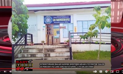 VIDEO REPORT - ISTRUKTURANG BALAK GAWING WESTERN AKLAN LTO CENTER, 60% PA LANG ANG NATATAPOS - LTO AKLAN CHIEF