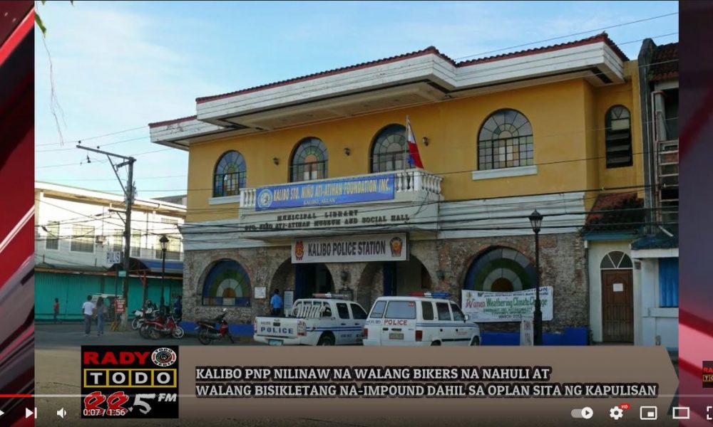 VIDEO REPORT - KALIBO PNP NILINAW NA WALANG BIKERS NA NAHULI AT WALANG BISIKLETANG NA-IMPOUND