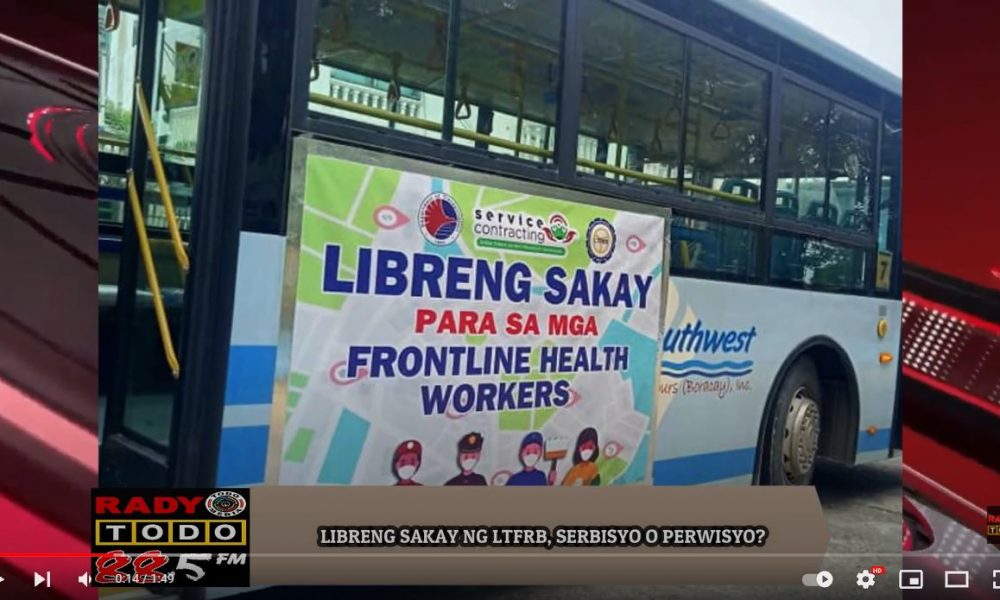 VIDEO REPORT - LIBRENG SAKAY NG LTFRB SA AKLAN, SERBISYO O PERWISYO