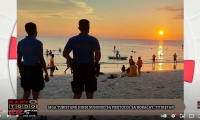 VIDEO REPORT - MGA TURISTANG HINDI SUSUNOD SA PROTOCOL SA BORACAY, TITIKETAN