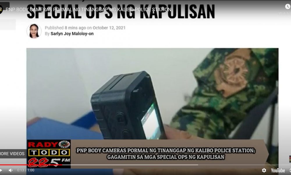 VIDEO-REPORT---PNP-BODY-CAMERAS-PORMAL-NG-TINANGGAP-NG-KALIBO-POLICE-STATION