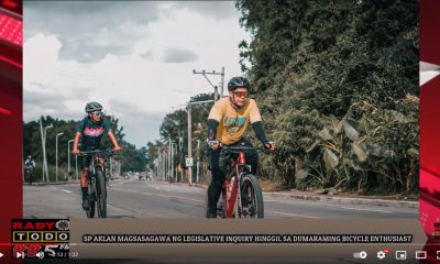 VIDEO REPORT - SP AKLAN MAGSASAGAWA NG LEGISLATIVE INQUIRY HINGGIL SA DUMARAMING BICYCLE ENTHUSIAST