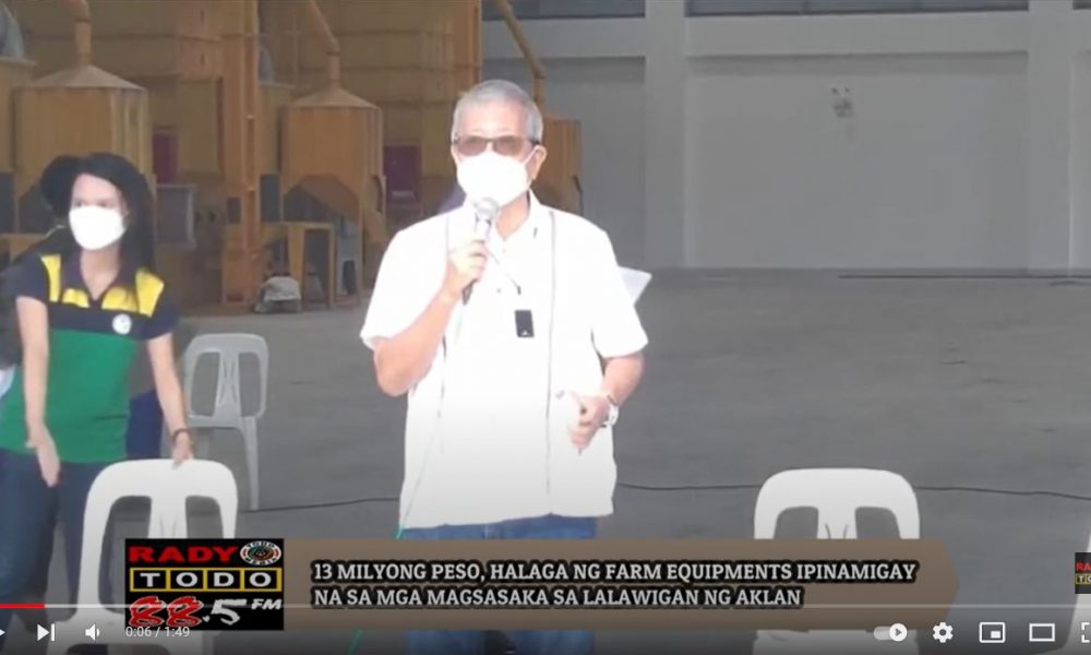 VIDEO REPORT - 13 MILYONG PESO, HALAGA NG FARM EQUIPMENTS IPINAMIGAY NA SA MGA MAGSASAKA SA LALAWIGAN NG AKLAN