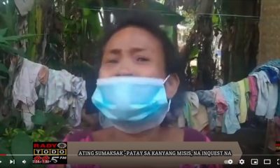 VIDEO REPORT - ATING SUMAKSAK PATAY SA KANYANG MISIS, NA INQUEST NA