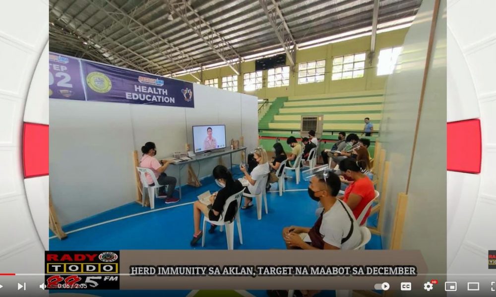 VIDEO REPORT - HERD IMMUNITY SA AKLAN, TARGET NA MAABOT SA DECEMBER