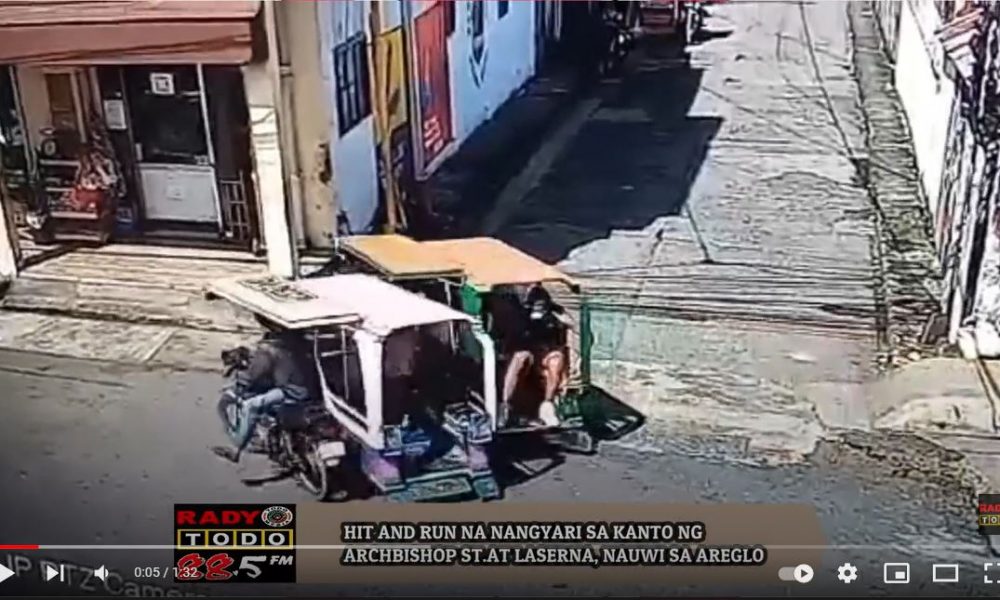 VIDEO REPORT - HIT AND RUN NA NANGYARI SA KANTO NG ARCHBISHOP ST AT LASERNA, NAUWI SA AREGLO