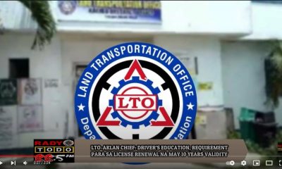 VIDEO REPORT - LTO-AKLAN CHIEF - DRIVER’S EDUCATION, REQUIREMENT PARA SA LICENSE RENEWAL NA MAY 10 YEARS VALIDITY