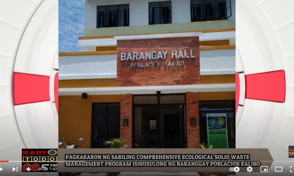 VIDEO REPORT | PAGKAKAROON NG SARILING COMPREHENSIVE ECOLOGICAL SOLID ...