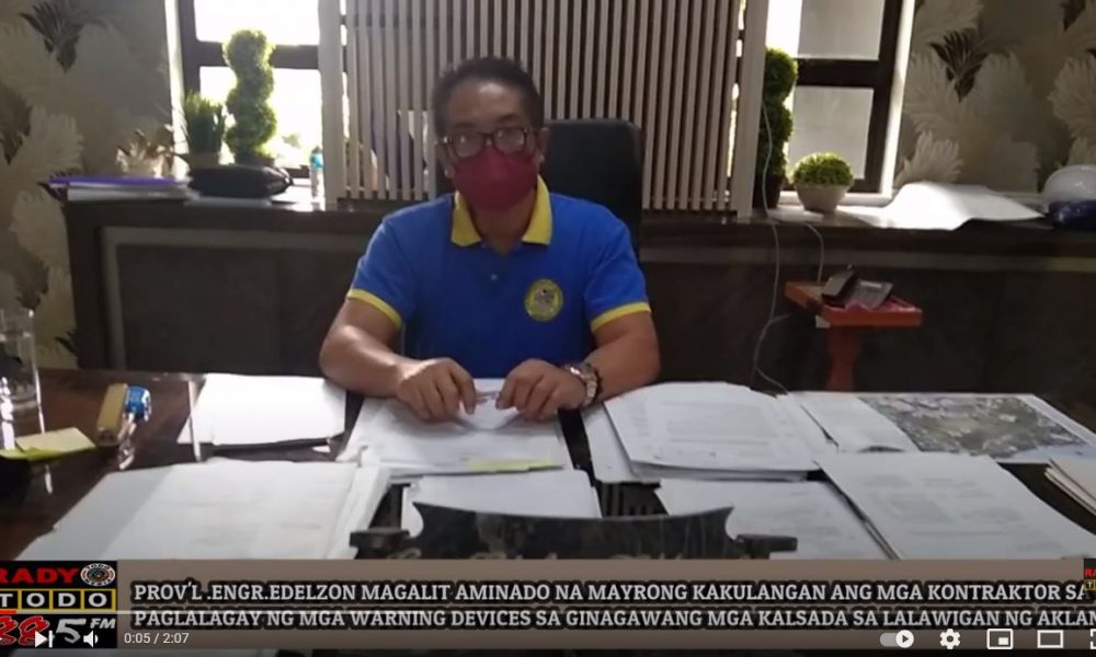 VIDEO REPORT - PROV'L ENGR. EDELZON MAGALIT AMINADO NA MAYRONG KAKULANGAN ANG MGA KONTRAKTOR