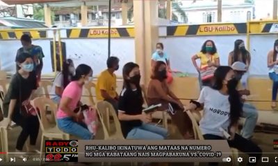 VIDEO REPORT - RHU-KALIBO IKINATUWA ANG MATAAS NA NUMERO NG MGA KABATAANG NAIS MAGPABAKUNA VS. COVID-19