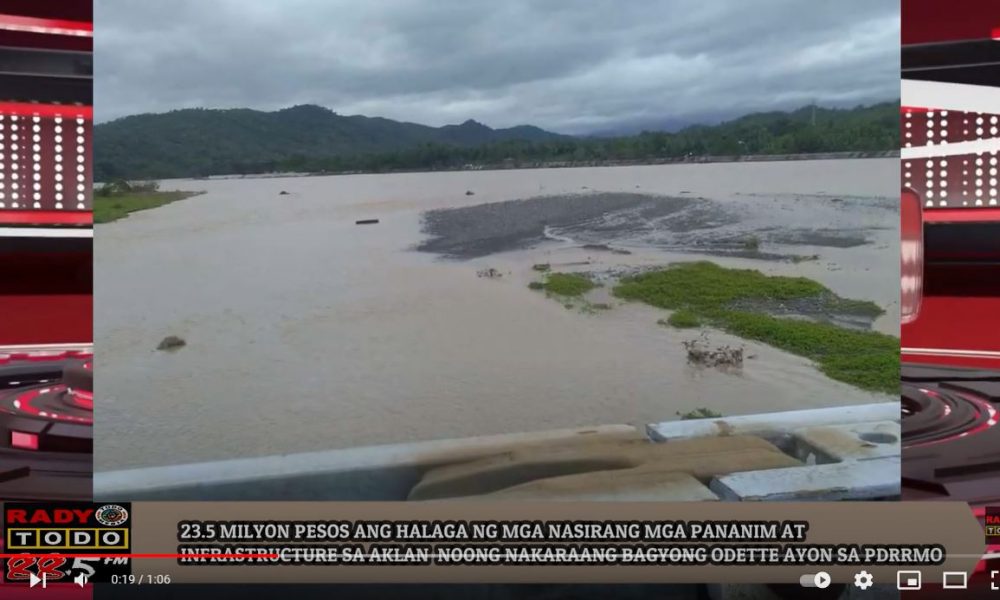 VIDEO REPORT - 23.5 MILYON PESOS ANG HALAGA NG MGA NASIRANG MGA PANANIM AT INFRASTRUCTURE SA AKLAN