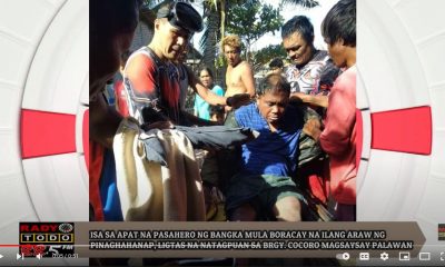 ISA SA APAT NA PASAHERO NG BANGKA MULA BORACAY NA ILANG ARAW NG PINAGHAHANAP, LIGTAS NA NATAGPUAN SA BRGY. COCORO MAGSAYSAY PALAWAN