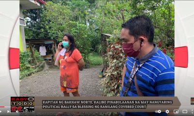 VIDEO REPORT - KAPITAN NG BAKHAW NORTE, KALIBO PINABULAANAN NA MAY NANGYARING POLITICAL RALLY