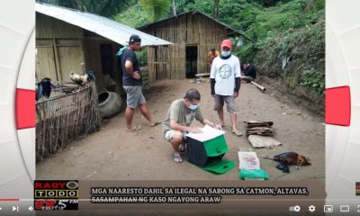 VIDEO REPORT - MGA NAARESTO DAHIL SA ILEGAL NA SABONG SA CATMON, ALTAVAS, SASAMPAHAN NG KASO NGAYONG ARAW