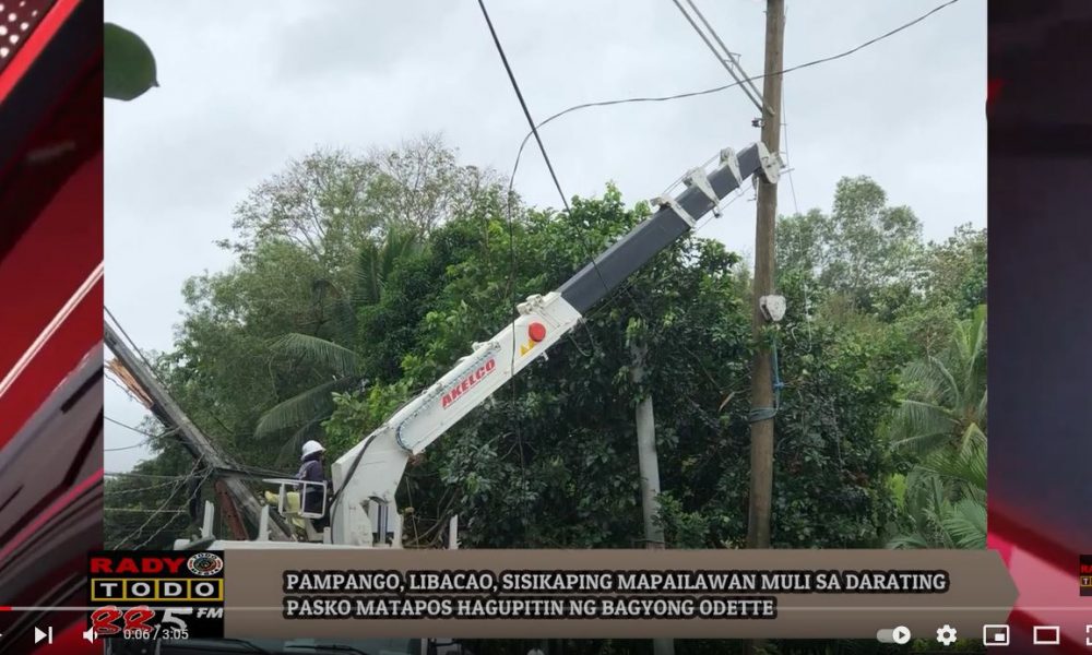 VIDEO REPORT - PAMPANGO, LIBACAO, SISIKAPING MAPAILAWAN MULI SA DARATING PASKO MATAPOS HAGUPITIN NG BAGYONG ODETTE
