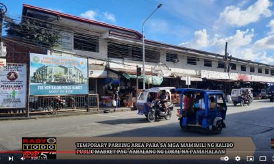 VIDEO REPORT - TEMPORARY PARKING AREA PARA SA MGA MAMIMILI NG KALIBO PUBLIC MARKET PAG-AARALAN