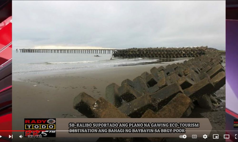 VIDEO REPORT - SB-KALIBO SUPORTADO ANG PLANO NA GAWING ECO-TOURISM DESTINATION ANG BAHAGI NG BAYBAYIN SA BRGY POOK