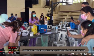 VIDEO REPORT - BAKUNAHAN SA MGA BATANG EDAD 5 11, LUMARGA NA SA NVC GYMNASIUM