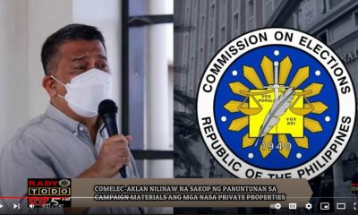 VIDEO REPORT - COMELEC-AKLAN NILINAW NA SAKOP NG PANUNTUNAN SA CAMPAIGN MATERIALS ANG MGA NASA PRIVATE PROPERTIES