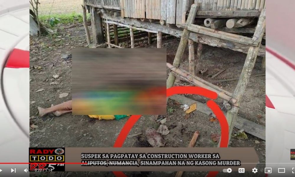 VIDEO REPORT - SUSPEK SA PAGPATAY SA CONSTRUCTION WORKER SA ALIPUTOS, NUMANCIA, SINAMPAHAN NA NG KASONG MURDER