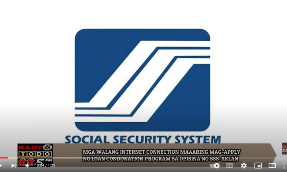 VIDEO REPORT - WALANG INTERNET CONNECTION MAAARING MAG-APPLY NG LOAN CONDONATION PROGRAM SA OPISINA NG SSS-AKLAN