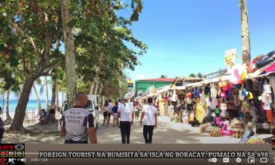 VIDEO REPORT - FOREIGN TOURIST NA BUMISITA SA ISLA NG BORACAY, PUMALO NA SA 498