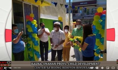 VIDEO REPORT - KAUNA UNAHAN PROVL. CHILD DEVELOPMENT CENTER SA BUONG REHIYON BINUKSAN NA