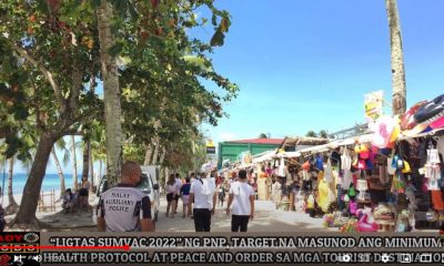 VIDEO REPORT MINIMUM HEALTH PROTOCOL AT PEACE AND ORDER SA MGA TOURIST DESTINATION; “LIGTAS SUMVAC 2022” NG PNP