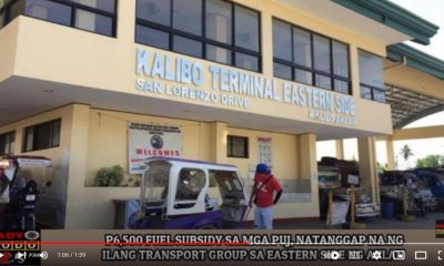 VIDEO REPORT - P6,500 FUEL SUBSIDY SA MGA PUJ, NATANGGAP NA NG ILANG TRANSPORT GROUP SA EASTERN SIDE NG AKLAN