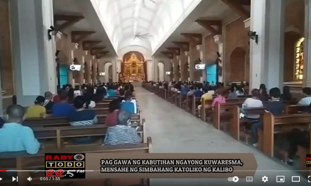 VIDEO REPORT - PAG GAWA NG KABUTIHAN NGAYONG KUWARESMA, MENSAHE NG SIMBAHANG KATOLIKO NG KALIBO