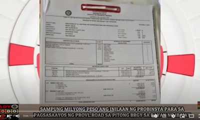 VIDEO REPORT - SAMPUNG MILYONG PESO ANG INILAAN NG PROBINSYA PARA SA PAGSASAAYOS NG PROVL. ROAD SA 7 BRGY SA IBAJAY