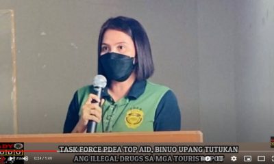 VIDEO REPORT - TASK FORCE PDEA TOP AID, BINUO UPANG TUTUKAN ANG ILLEGAL DRUGS SA MGA TOURIST SPOT