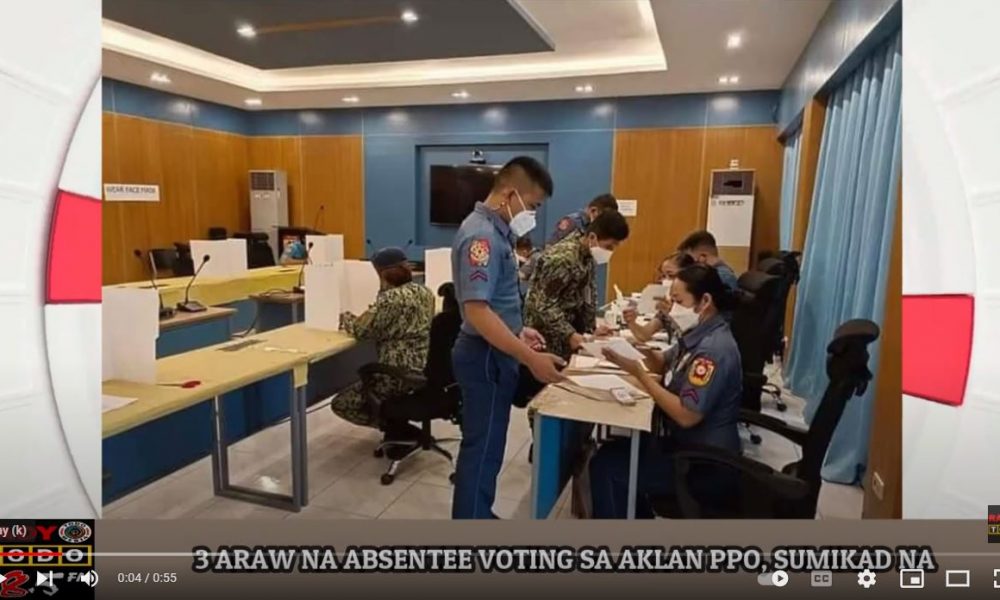 VIDEO REPORT - 3 ARAW NA ABSENTEE VOTING SA AKLAN PPO, SUMIKAD NA