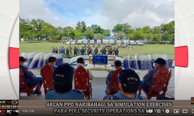 VIDEO REPORT - AKLAN PPO NAKIBAHAGI SA SIMULATION EXERCISES PARA POLL SECURITY OPERATIONS SA MAYO 9