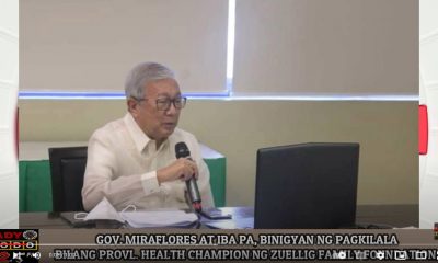 VIDEO REPORT - GOV. MIRAFLORES AT IBA PA, BINIGYAN NG PAGKILALA BILANG PROVL. HEALTH CHAMPION NG ZUELLIG FOUNDATION