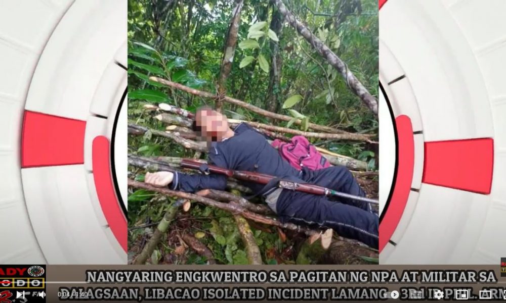 VIDEO REPORT - NANGYARING ENGKWENTRO SA PAGITAN NG NPA AT MILITAR SA DALAGSAAN, LIBACAO ISOLATED INCIDENT LAMANG