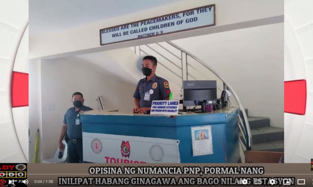 VIDEO REPORT - OPISINA NG NUMANCIA PNP, PORMAL NANG INILIPAT HABANG GINAGAWA ANG BAGO NILANG ESTASYON