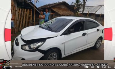 VIDEO REPORT - AKSIDENTE SA POOK AT CAANO, KALIBO, NAUWI SA AREGLO